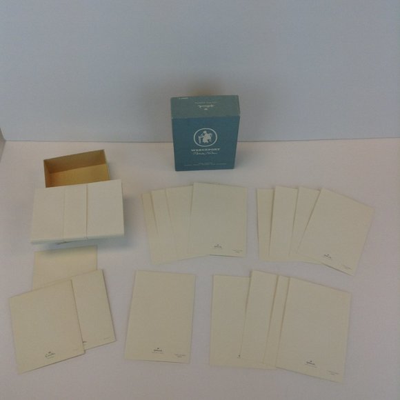 Vintage Coutts Hallmark Victorian Wedgeport Petite Notes Blank Cards - Picture 9 of 16